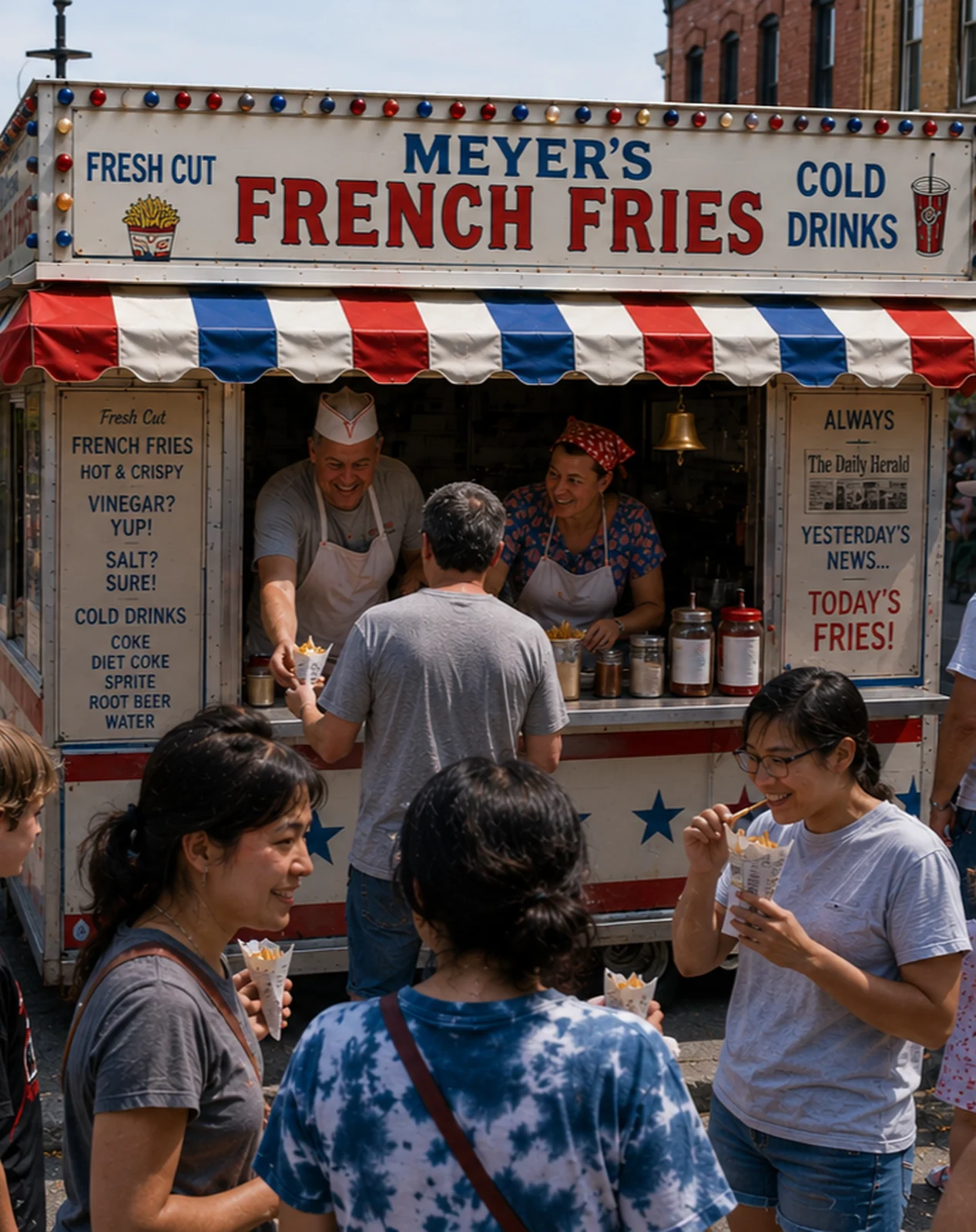 The Fry Cart Was Here. Sold out in 4 Hours!